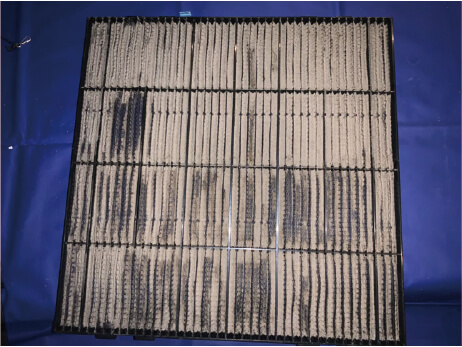 フィルターに付いた埃・汚れを除去